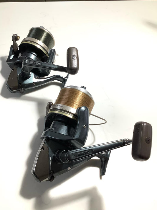 2 x Shimano Ultegra XTE 10000 Baitrunner Carp Fishing Reels.