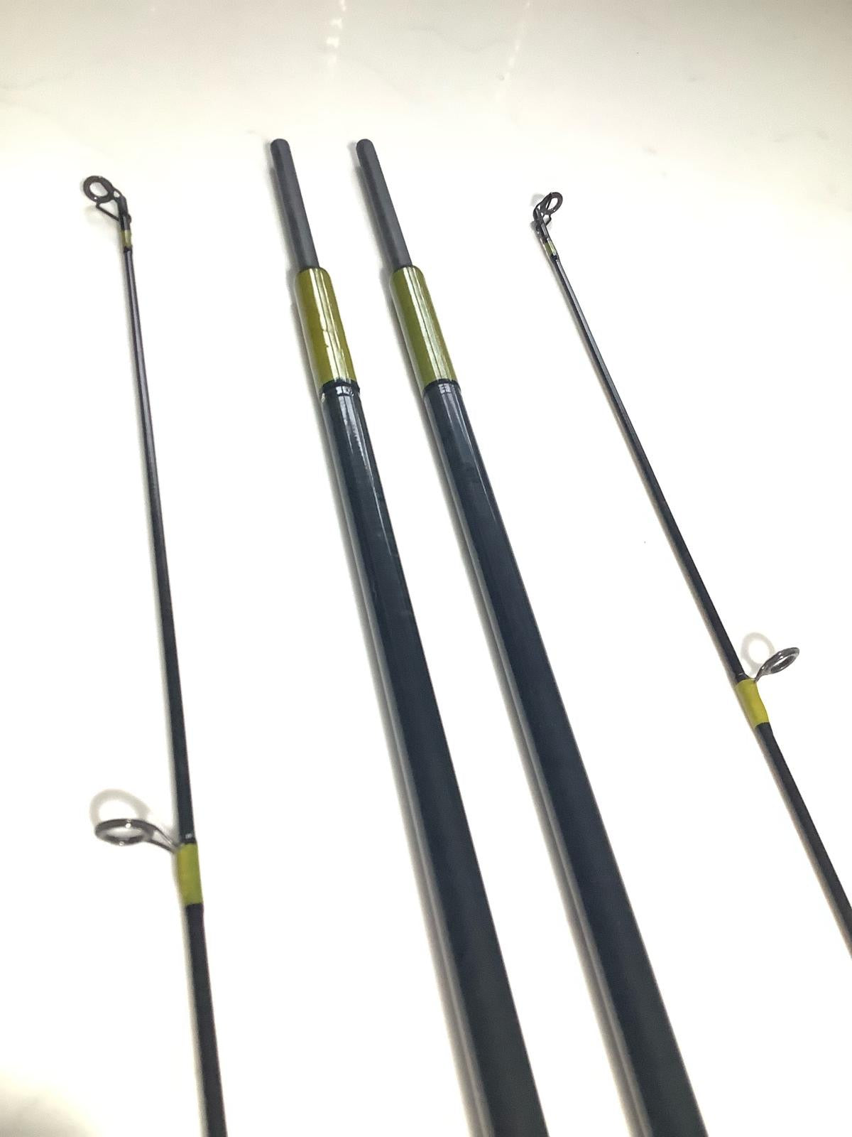 2 x Rod Hutchinson Sabre XL Vintage Old School Carbon Carp Fishing Rods. 12’. 2.5lb T/C. EX.