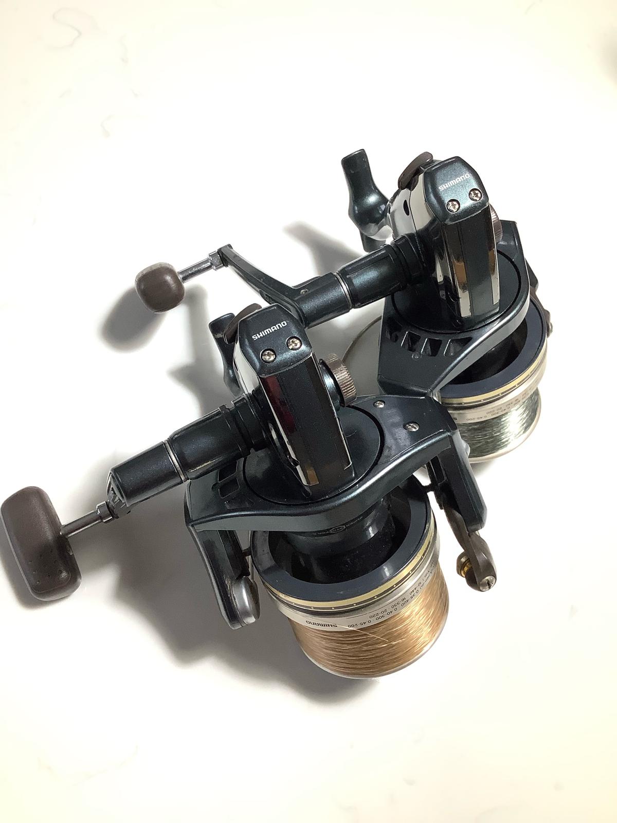 2 x Shimano Ultegra XTE 10000 Baitrunner Carp Fishing Reels.