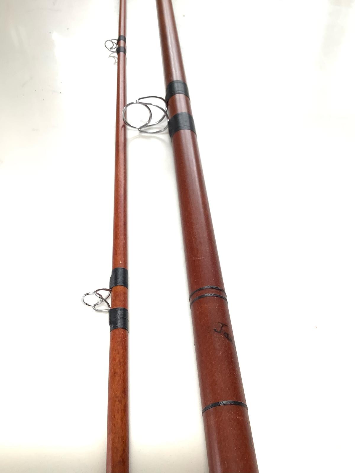 Scarce Alan Brown Glass Jack Hilton Vintage Carp Fishing Rod. 11’.