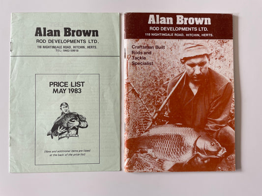 Alan Brown Carp Tackle Catalogue. 1983. Scarce.