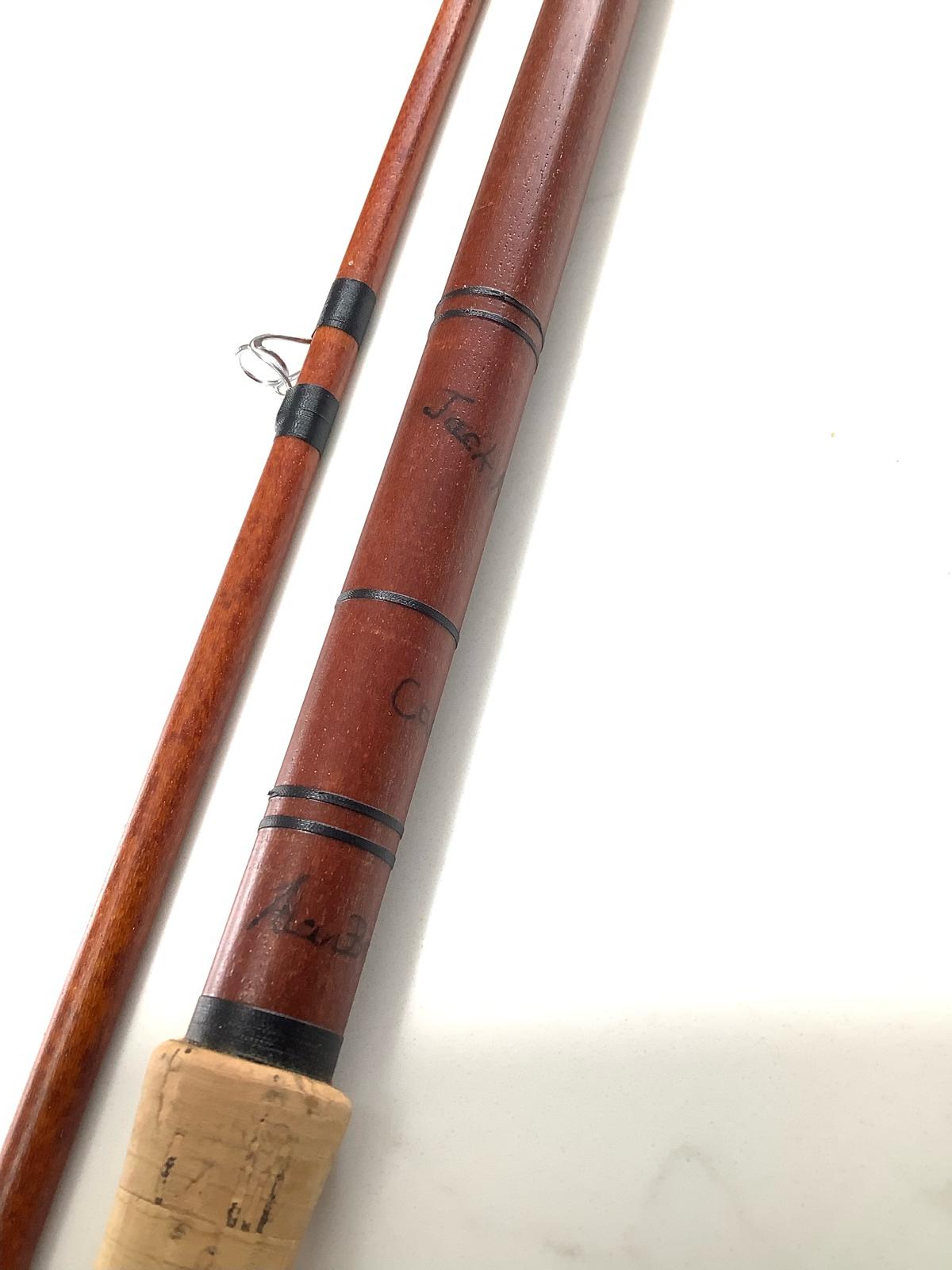 Scarce Alan Brown Glass Jack Hilton Vintage Carp Fishing Rod. 11’.