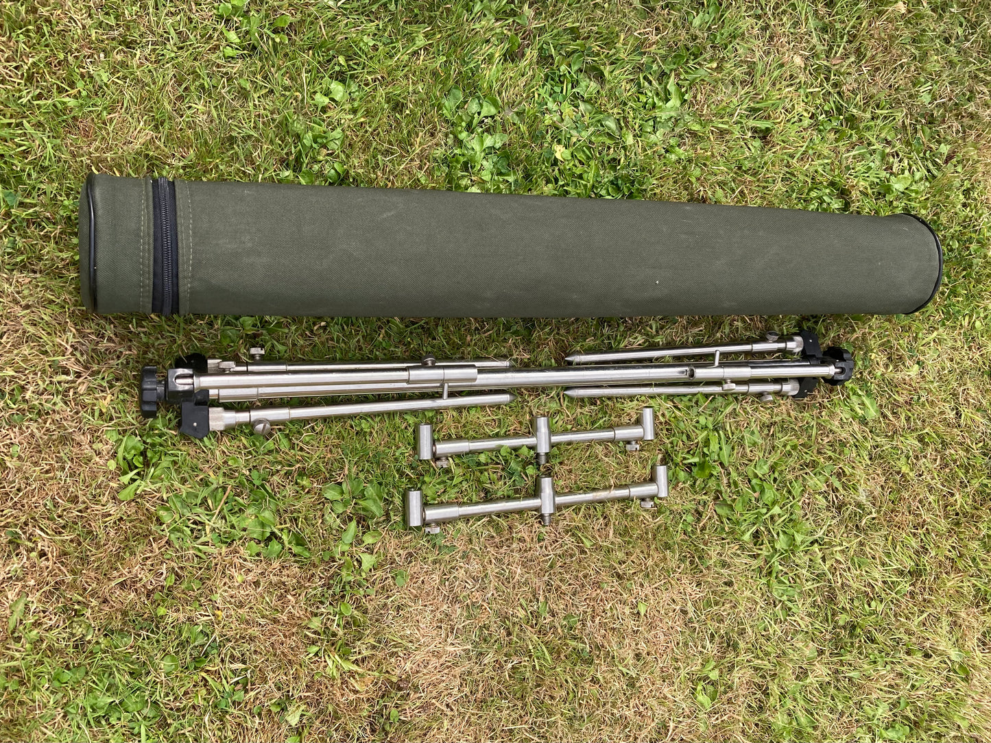 Fox Supa Stainless Old School Carp Fishing Rod Pod.