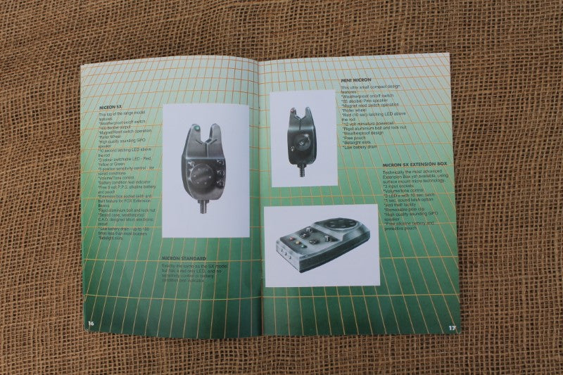 1 x Original Old School Fox Carp Fishing Tackle Catalogue. Old School. Early 1990s.