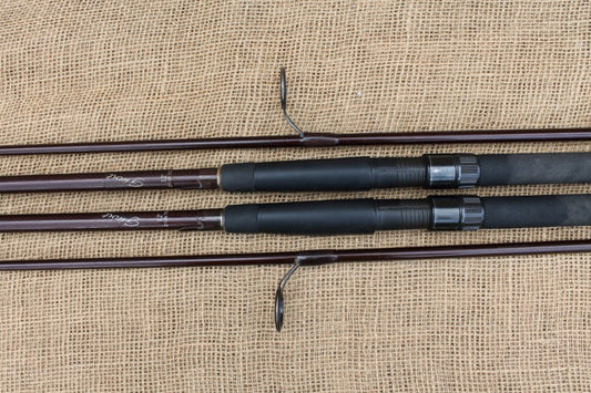 2 x Giant Old School Carp Fishing Rods. 12'. 2.5lb T/C. Circa 1990s.