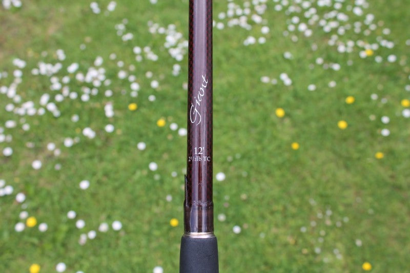 2 x Giant Old School Carp Fishing Rods. 12'. 2.5lb T/C. Circa 1990s.