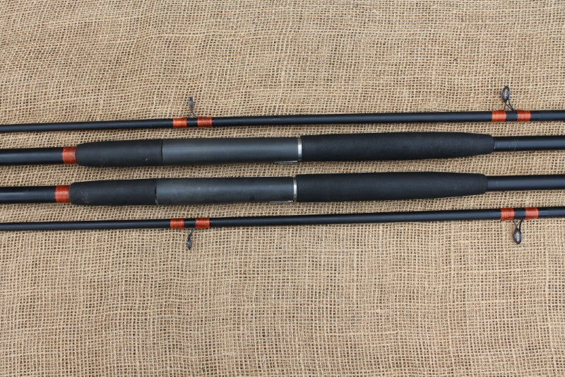 2 x Cono - Flex Old School Vintage Carp Fishing Rods. 11'. Circa 1970-870s.