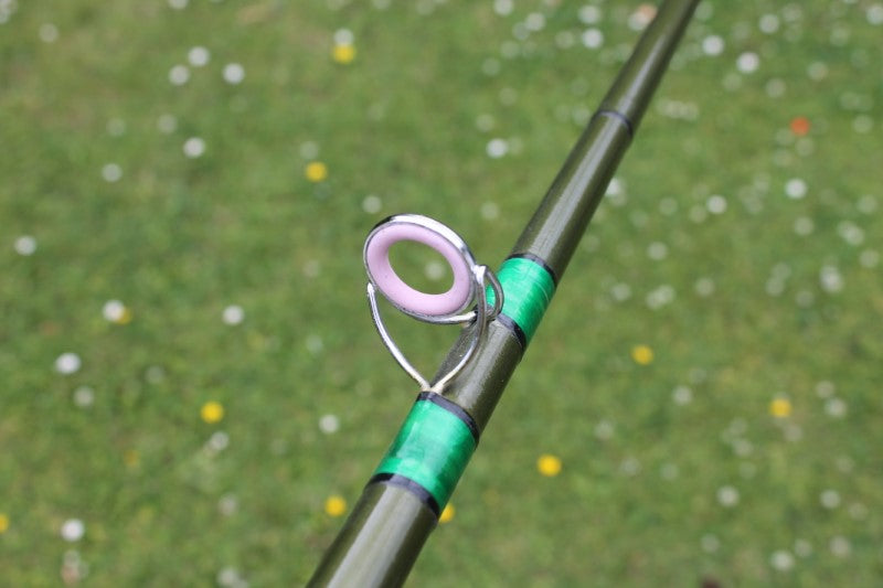 1 x Bernard Sealey Tudor Works 'Vulcan' Vintage Glass Carp Fishing Rod. 10.5'. Near Mint. Circa 1960-70s.