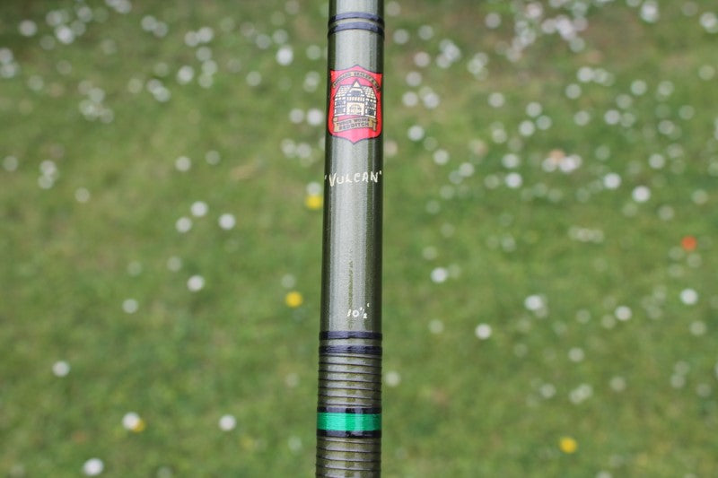 1 x Bernard Sealey Tudor Works 'Vulcan' Vintage Glass Carp Fishing Rod. 10.5'. Near Mint. Circa 1960-70s.