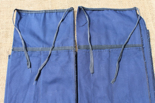 2 x Cloth Carp Fishing Rod Bags. Vintage. Excellent.