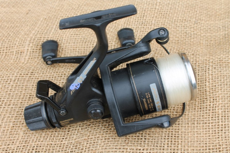 4× Shimano 2024 Baitrunner Aero GT 8010 Freilaufrollen Old School