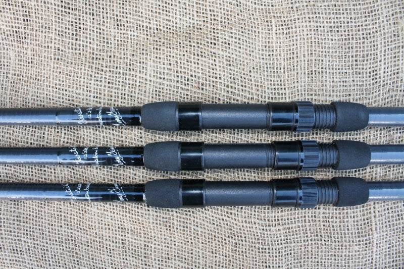 3 x Tony Fordham Farstrike Old School Carbon Carp Fishing Rods. 12'. 2.75lb T/C. 1990s. Nr MINT.