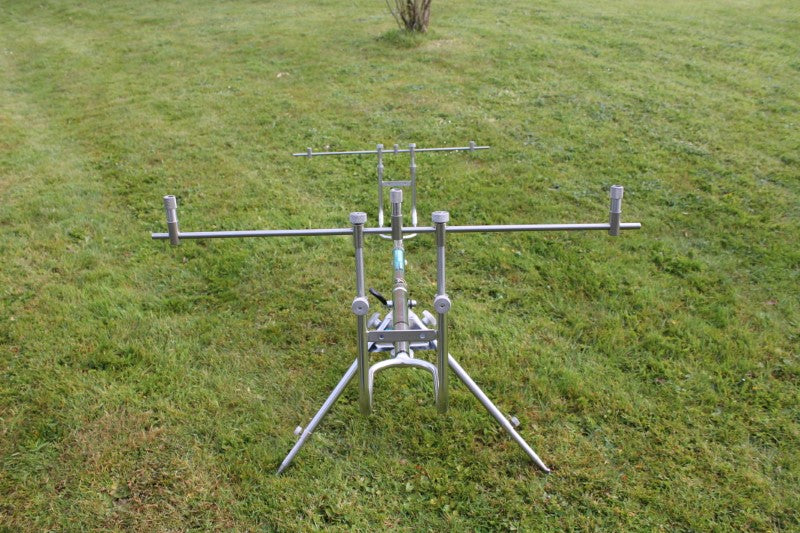 Amiaud Peche Mini Carp 'O Old School Stainless Rod Pod. 1990s. Excelle ...