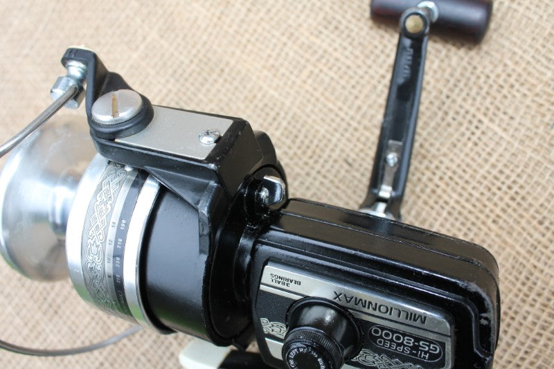 2 x Vintage Old School Daiwa Millionmax GS-8000 Big Pit Fishing