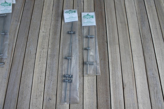 Pair Of Old School Stainless Buzz Bars. Adjustable. Circa Early 1990s. Unused.