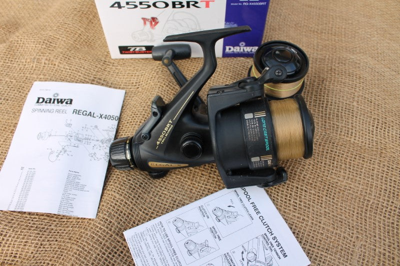 1 x Daiwa Regal X 4550 Old School Carp Fishing Reel. Boxed