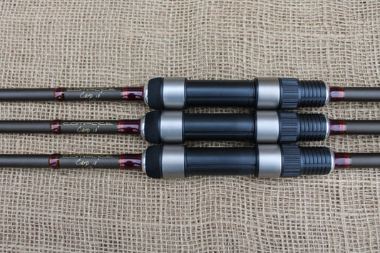 3 x TFG Compact Carp Rods. 10'. Near Mint.